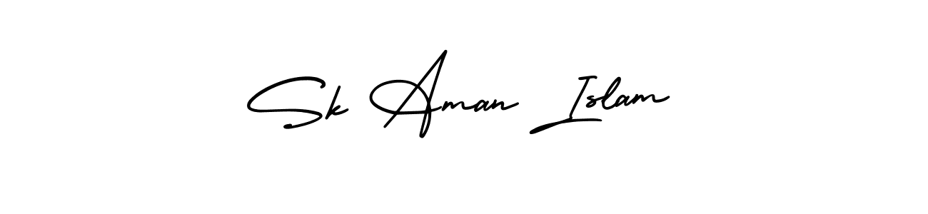 Make a short Sk Aman Islam signature style. Manage your documents anywhere anytime using AmerikaSignatureDemo-Regular. Create and add eSignatures, submit forms, share and send files easily. Sk Aman Islam signature style 3 images and pictures png