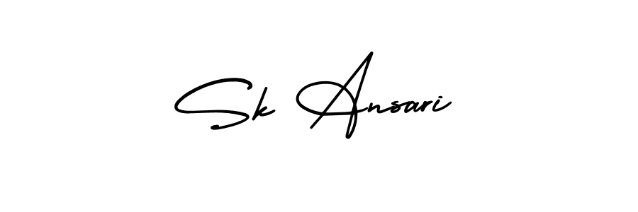 Make a short Sk Ansari signature style. Manage your documents anywhere anytime using AmerikaSignatureDemo-Regular. Create and add eSignatures, submit forms, share and send files easily. Sk Ansari signature style 3 images and pictures png