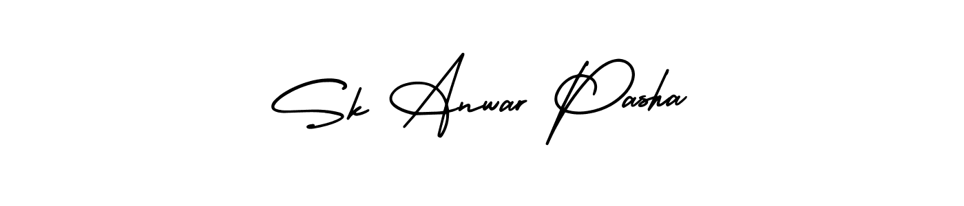 This is the best signature style for the Sk Anwar Pasha name. Also you like these signature font (AmerikaSignatureDemo-Regular). Mix name signature. Sk Anwar Pasha signature style 3 images and pictures png