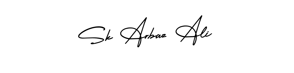 It looks lik you need a new signature style for name Sk Arbaz Ali. Design unique handwritten (AmerikaSignatureDemo-Regular) signature with our free signature maker in just a few clicks. Sk Arbaz Ali signature style 3 images and pictures png