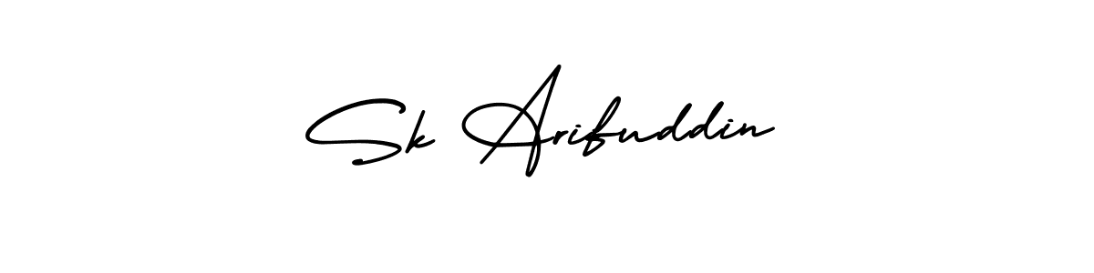 How to make Sk Arifuddin signature? AmerikaSignatureDemo-Regular is a professional autograph style. Create handwritten signature for Sk Arifuddin name. Sk Arifuddin signature style 3 images and pictures png