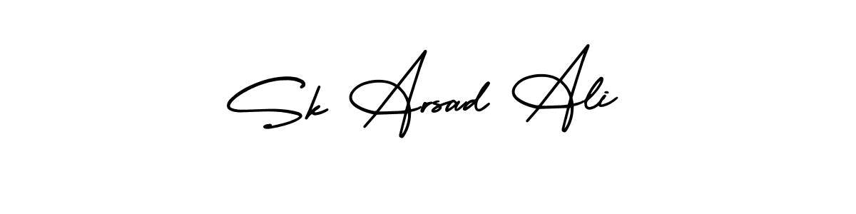 AmerikaSignatureDemo-Regular is a professional signature style that is perfect for those who want to add a touch of class to their signature. It is also a great choice for those who want to make their signature more unique. Get Sk Arsad Ali name to fancy signature for free. Sk Arsad Ali signature style 3 images and pictures png