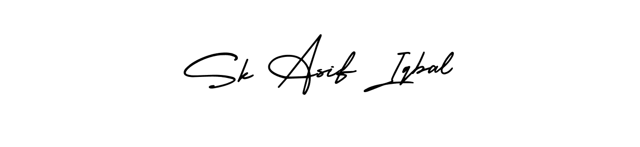 Create a beautiful signature design for name Sk Asif Iqbal. With this signature (AmerikaSignatureDemo-Regular) fonts, you can make a handwritten signature for free. Sk Asif Iqbal signature style 3 images and pictures png