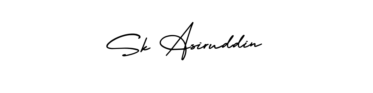 Use a signature maker to create a handwritten signature online. With this signature software, you can design (AmerikaSignatureDemo-Regular) your own signature for name Sk Asiruddin. Sk Asiruddin signature style 3 images and pictures png