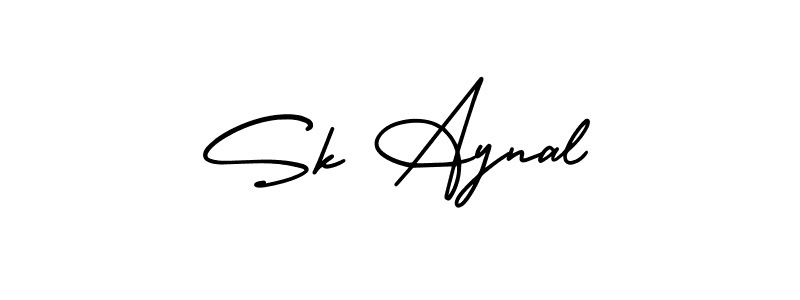 if you are searching for the best signature style for your name Sk Aynal. so please give up your signature search. here we have designed multiple signature styles  using AmerikaSignatureDemo-Regular. Sk Aynal signature style 3 images and pictures png