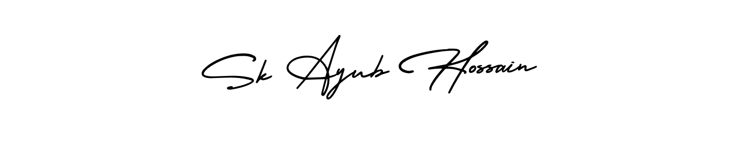 Best and Professional Signature Style for Sk Ayub Hossain. AmerikaSignatureDemo-Regular Best Signature Style Collection. Sk Ayub Hossain signature style 3 images and pictures png