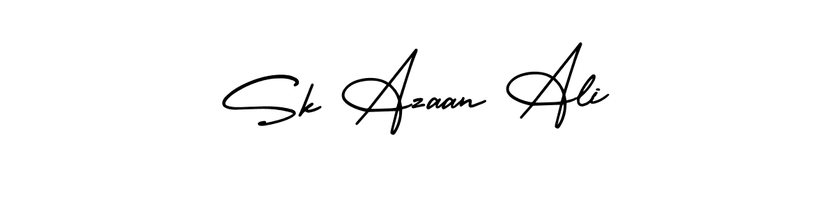 AmerikaSignatureDemo-Regular is a professional signature style that is perfect for those who want to add a touch of class to their signature. It is also a great choice for those who want to make their signature more unique. Get Sk Azaan Ali name to fancy signature for free. Sk Azaan Ali signature style 3 images and pictures png