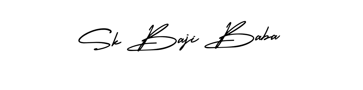 Design your own signature with our free online signature maker. With this signature software, you can create a handwritten (AmerikaSignatureDemo-Regular) signature for name Sk Baji Baba. Sk Baji Baba signature style 3 images and pictures png
