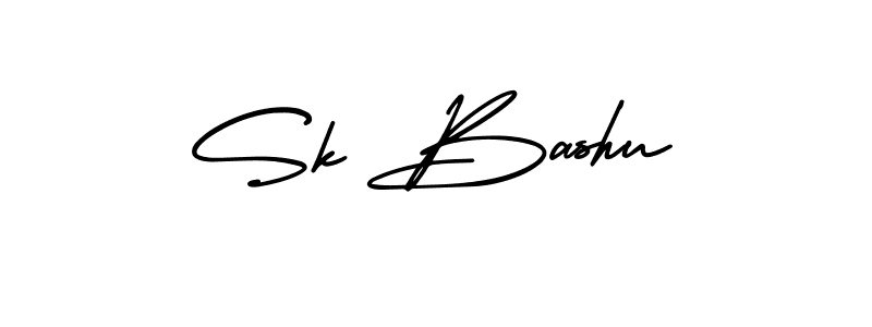 Best and Professional Signature Style for Sk Bashu. AmerikaSignatureDemo-Regular Best Signature Style Collection. Sk Bashu signature style 3 images and pictures png