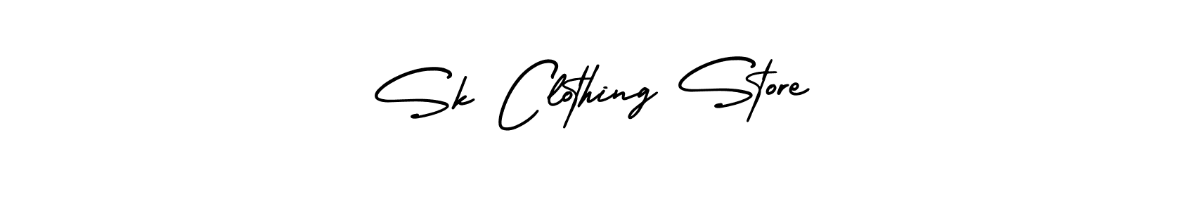 It looks lik you need a new signature style for name Sk Clothing Store. Design unique handwritten (AmerikaSignatureDemo-Regular) signature with our free signature maker in just a few clicks. Sk Clothing Store signature style 3 images and pictures png