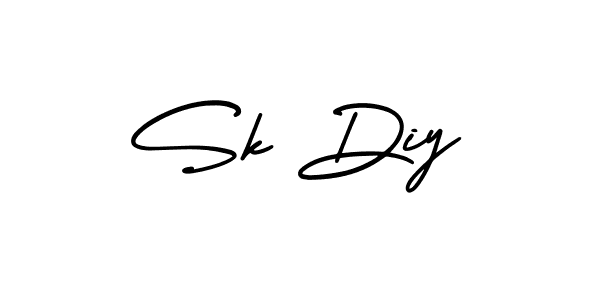 if you are searching for the best signature style for your name Sk Diy. so please give up your signature search. here we have designed multiple signature styles  using AmerikaSignatureDemo-Regular. Sk Diy signature style 3 images and pictures png