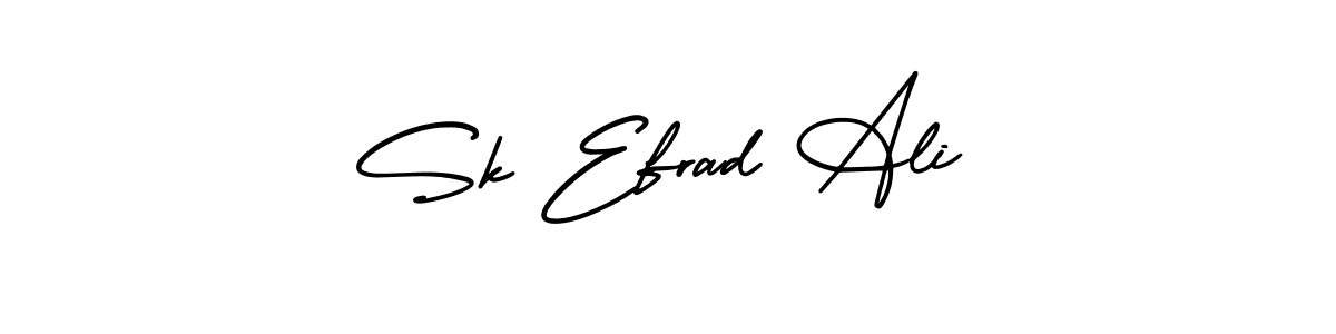Make a beautiful signature design for name Sk Efrad Ali. With this signature (AmerikaSignatureDemo-Regular) style, you can create a handwritten signature for free. Sk Efrad Ali signature style 3 images and pictures png