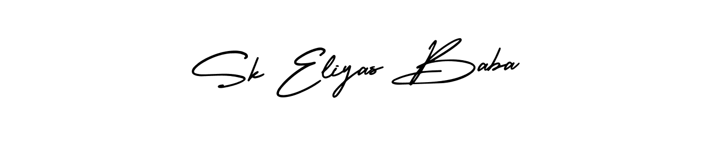 Best and Professional Signature Style for Sk Eliyas Baba. AmerikaSignatureDemo-Regular Best Signature Style Collection. Sk Eliyas Baba signature style 3 images and pictures png