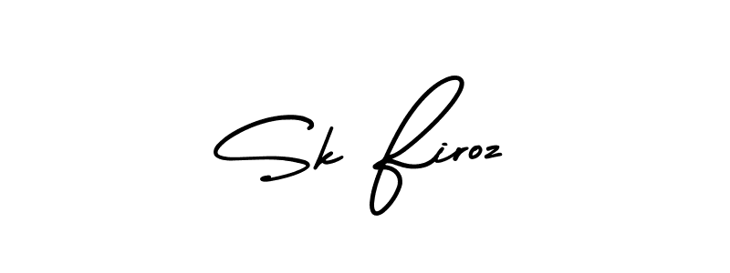 Also we have Sk Firoz name is the best signature style. Create professional handwritten signature collection using AmerikaSignatureDemo-Regular autograph style. Sk Firoz signature style 3 images and pictures png