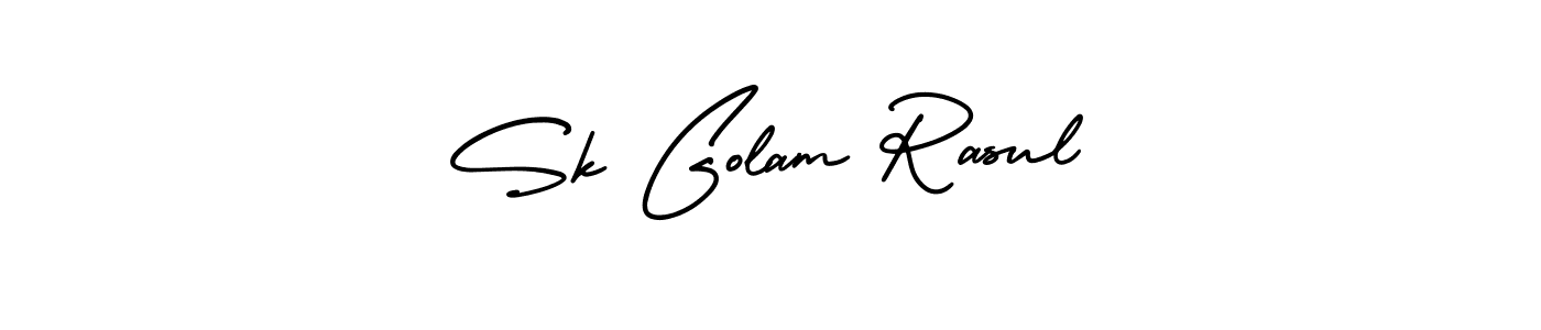Make a short Sk Golam Rasul signature style. Manage your documents anywhere anytime using AmerikaSignatureDemo-Regular. Create and add eSignatures, submit forms, share and send files easily. Sk Golam Rasul signature style 3 images and pictures png