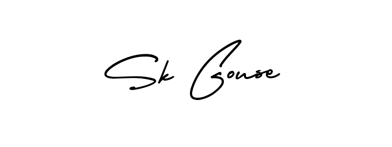 Design your own signature with our free online signature maker. With this signature software, you can create a handwritten (AmerikaSignatureDemo-Regular) signature for name Sk Gouse. Sk Gouse signature style 3 images and pictures png