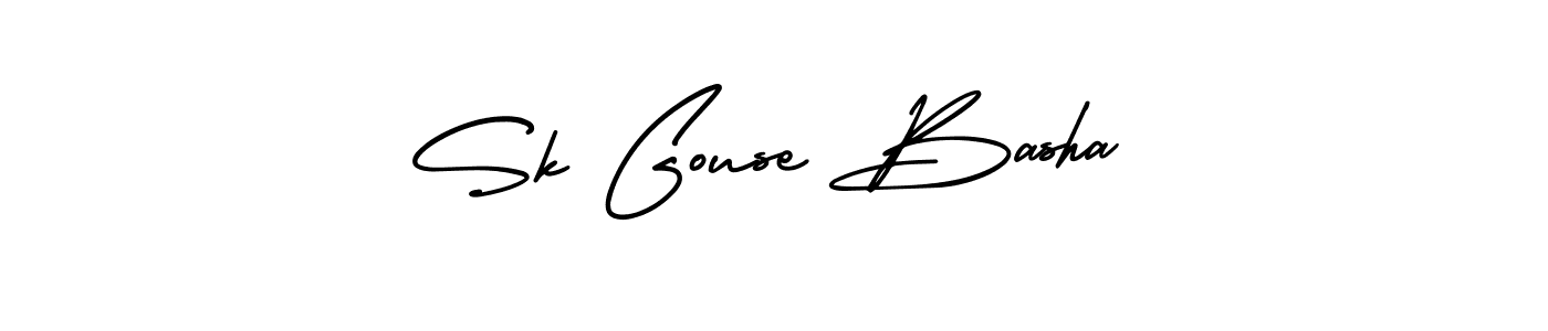 Make a beautiful signature design for name Sk Gouse Basha. With this signature (AmerikaSignatureDemo-Regular) style, you can create a handwritten signature for free. Sk Gouse Basha signature style 3 images and pictures png