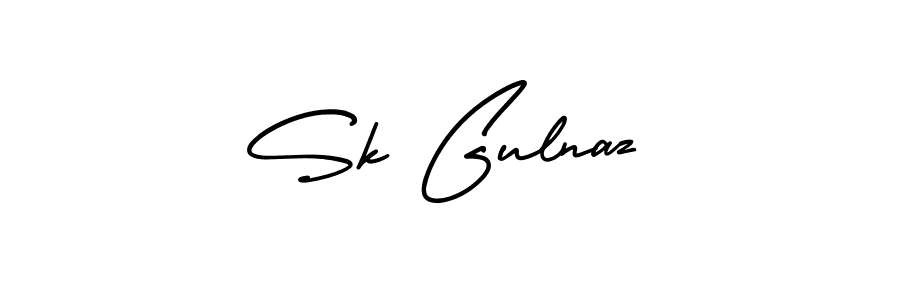 Best and Professional Signature Style for Sk Gulnaz. AmerikaSignatureDemo-Regular Best Signature Style Collection. Sk Gulnaz signature style 3 images and pictures png