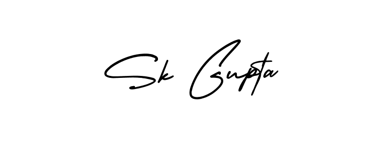 Similarly AmerikaSignatureDemo-Regular is the best handwritten signature design. Signature creator online .You can use it as an online autograph creator for name Sk Gupta. Sk Gupta signature style 3 images and pictures png