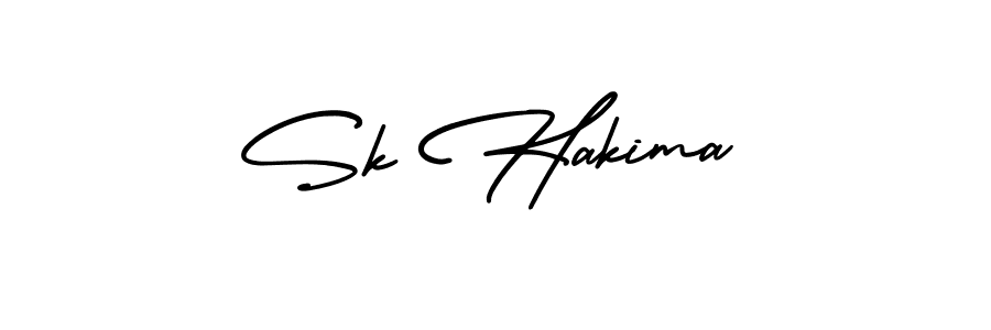 This is the best signature style for the Sk Hakima name. Also you like these signature font (AmerikaSignatureDemo-Regular). Mix name signature. Sk Hakima signature style 3 images and pictures png