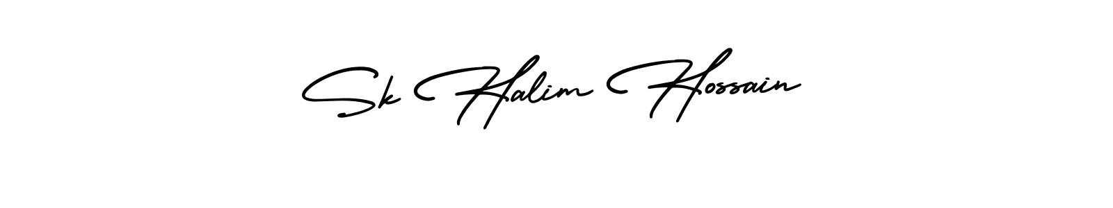 Also You can easily find your signature by using the search form. We will create Sk Halim Hossain name handwritten signature images for you free of cost using AmerikaSignatureDemo-Regular sign style. Sk Halim Hossain signature style 3 images and pictures png