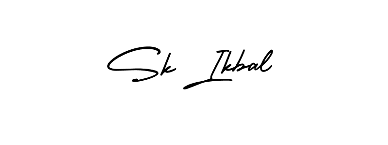 Best and Professional Signature Style for Sk Ikbal. AmerikaSignatureDemo-Regular Best Signature Style Collection. Sk Ikbal signature style 3 images and pictures png
