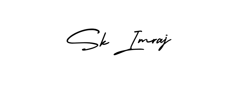 Design your own signature with our free online signature maker. With this signature software, you can create a handwritten (AmerikaSignatureDemo-Regular) signature for name Sk Imraj. Sk Imraj signature style 3 images and pictures png