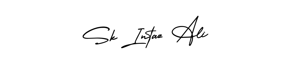 if you are searching for the best signature style for your name Sk Intaz Ali. so please give up your signature search. here we have designed multiple signature styles  using AmerikaSignatureDemo-Regular. Sk Intaz Ali signature style 3 images and pictures png