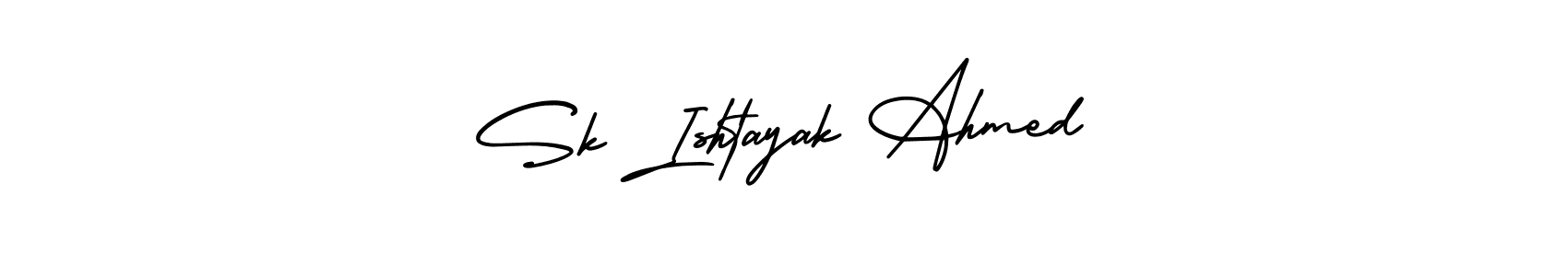 Similarly AmerikaSignatureDemo-Regular is the best handwritten signature design. Signature creator online .You can use it as an online autograph creator for name Sk Ishtayak Ahmed. Sk Ishtayak Ahmed signature style 3 images and pictures png