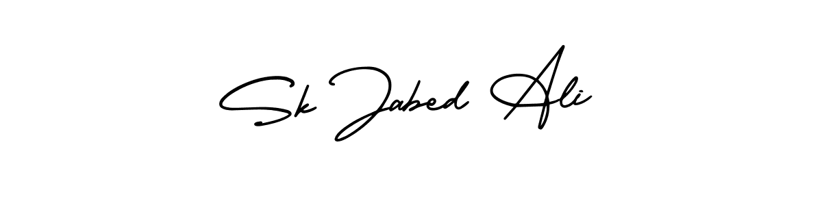 Make a short Sk Jabed Ali signature style. Manage your documents anywhere anytime using AmerikaSignatureDemo-Regular. Create and add eSignatures, submit forms, share and send files easily. Sk Jabed Ali signature style 3 images and pictures png