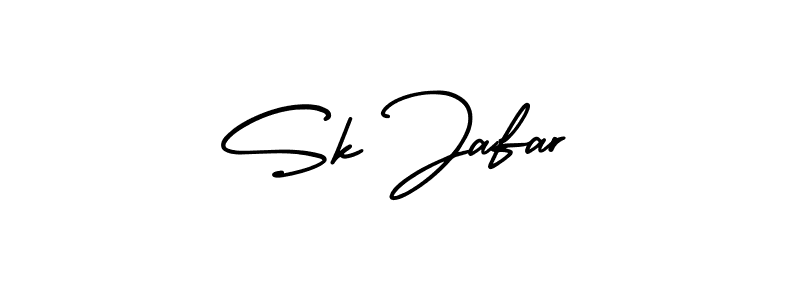 How to make Sk Jafar signature? AmerikaSignatureDemo-Regular is a professional autograph style. Create handwritten signature for Sk Jafar name. Sk Jafar signature style 3 images and pictures png