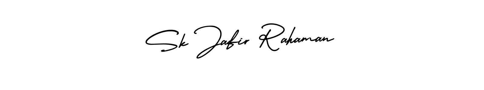 Also You can easily find your signature by using the search form. We will create Sk Jafir Rahaman name handwritten signature images for you free of cost using AmerikaSignatureDemo-Regular sign style. Sk Jafir Rahaman signature style 3 images and pictures png