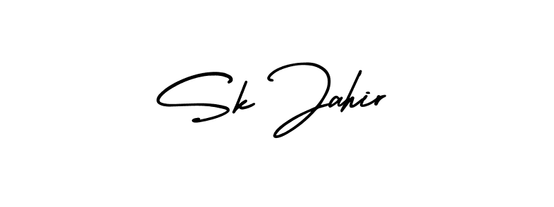 This is the best signature style for the Sk Jahir name. Also you like these signature font (AmerikaSignatureDemo-Regular). Mix name signature. Sk Jahir signature style 3 images and pictures png