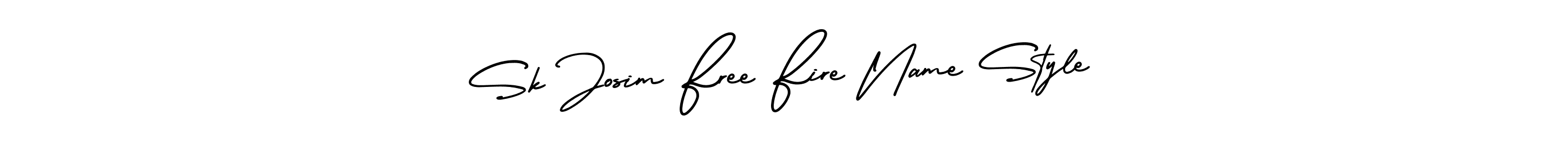 How to Draw Sk Josim Free Fire Name Style signature style? AmerikaSignatureDemo-Regular is a latest design signature styles for name Sk Josim Free Fire Name Style. Sk Josim Free Fire Name Style signature style 3 images and pictures png