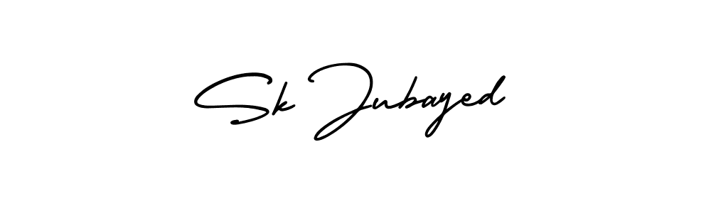 How to make Sk Jubayed signature? AmerikaSignatureDemo-Regular is a professional autograph style. Create handwritten signature for Sk Jubayed name. Sk Jubayed signature style 3 images and pictures png