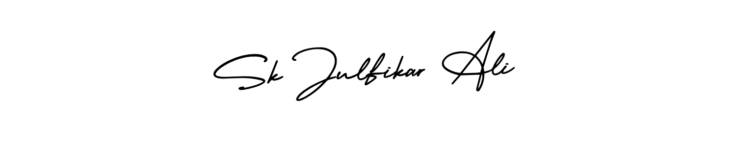 Similarly AmerikaSignatureDemo-Regular is the best handwritten signature design. Signature creator online .You can use it as an online autograph creator for name Sk Julfikar Ali. Sk Julfikar Ali signature style 3 images and pictures png