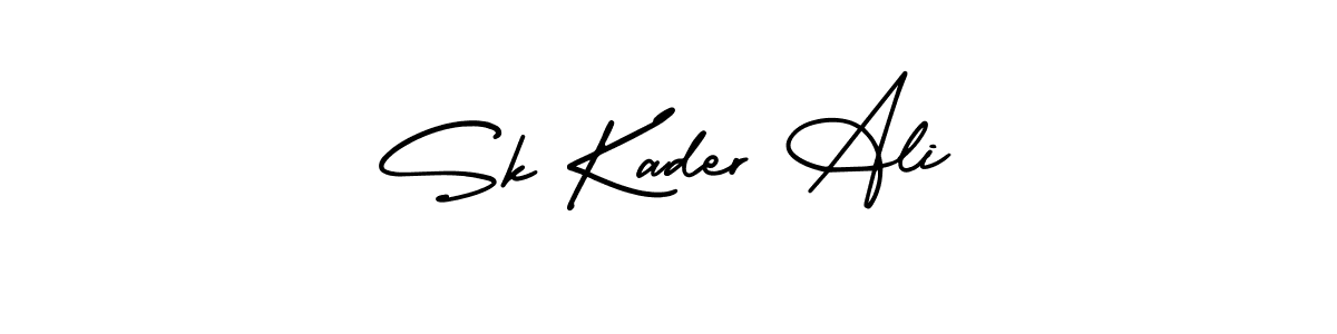 How to Draw Sk Kader Ali signature style? AmerikaSignatureDemo-Regular is a latest design signature styles for name Sk Kader Ali. Sk Kader Ali signature style 3 images and pictures png