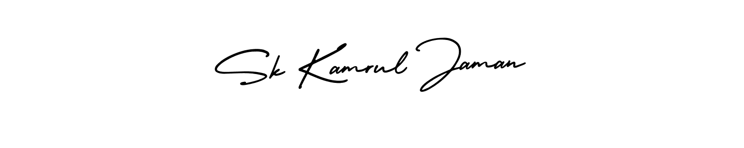 AmerikaSignatureDemo-Regular is a professional signature style that is perfect for those who want to add a touch of class to their signature. It is also a great choice for those who want to make their signature more unique. Get Sk Kamrul Jaman name to fancy signature for free. Sk Kamrul Jaman signature style 3 images and pictures png