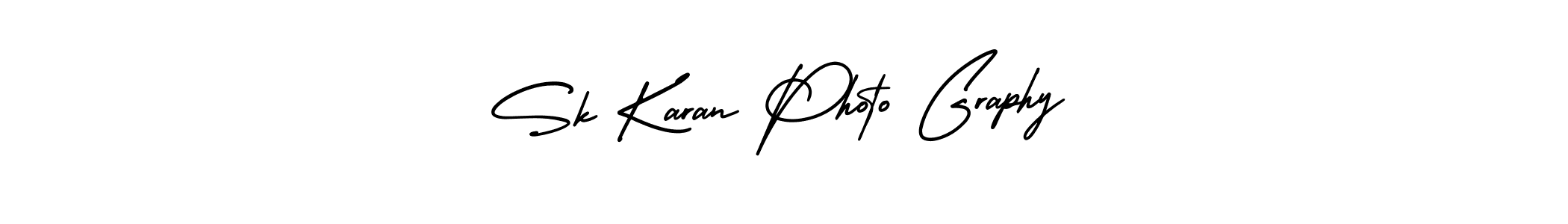 How to make Sk Karan Photo Graphy signature? AmerikaSignatureDemo-Regular is a professional autograph style. Create handwritten signature for Sk Karan Photo Graphy name. Sk Karan Photo Graphy signature style 3 images and pictures png