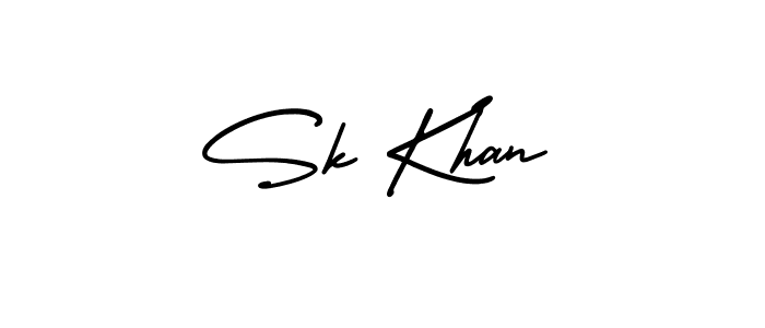 if you are searching for the best signature style for your name Sk Khan. so please give up your signature search. here we have designed multiple signature styles  using AmerikaSignatureDemo-Regular. Sk Khan signature style 3 images and pictures png