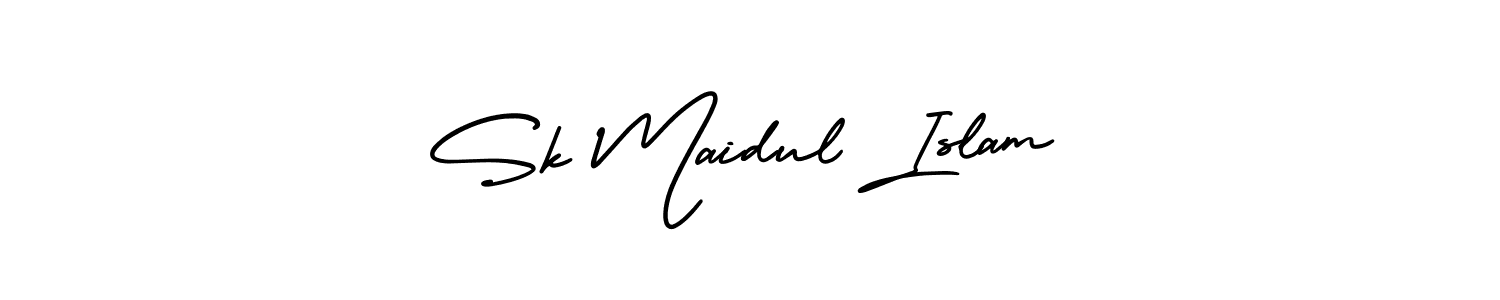 AmerikaSignatureDemo-Regular is a professional signature style that is perfect for those who want to add a touch of class to their signature. It is also a great choice for those who want to make their signature more unique. Get Sk Maidul Islam name to fancy signature for free. Sk Maidul Islam signature style 3 images and pictures png