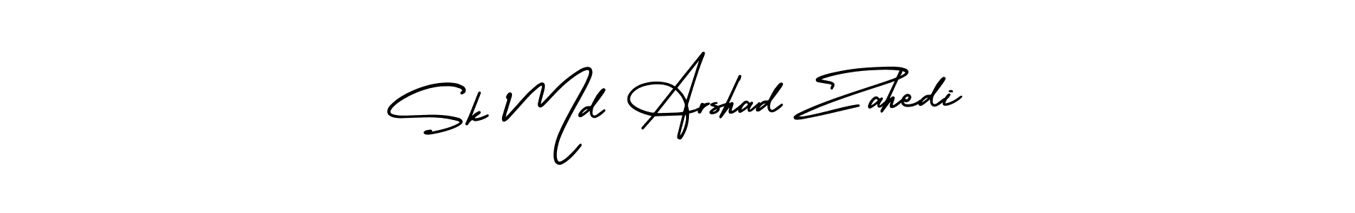 Create a beautiful signature design for name Sk Md Arshad Zahedi. With this signature (AmerikaSignatureDemo-Regular) fonts, you can make a handwritten signature for free. Sk Md Arshad Zahedi signature style 3 images and pictures png