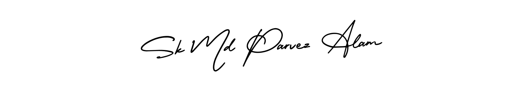 Make a short Sk Md Parvez Alam signature style. Manage your documents anywhere anytime using AmerikaSignatureDemo-Regular. Create and add eSignatures, submit forms, share and send files easily. Sk Md Parvez Alam signature style 3 images and pictures png