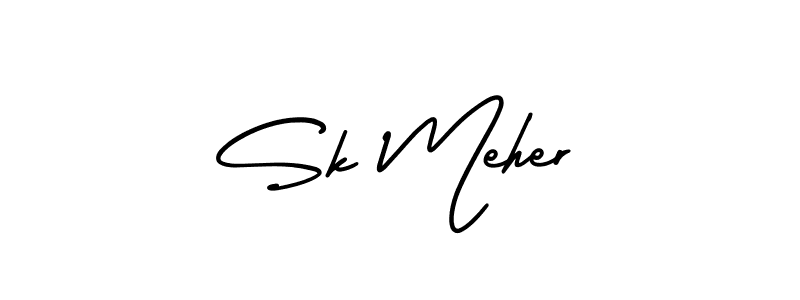 Make a beautiful signature design for name Sk Meher. Use this online signature maker to create a handwritten signature for free. Sk Meher signature style 3 images and pictures png