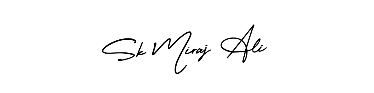 It looks lik you need a new signature style for name Sk Miraj Ali. Design unique handwritten (AmerikaSignatureDemo-Regular) signature with our free signature maker in just a few clicks. Sk Miraj Ali signature style 3 images and pictures png