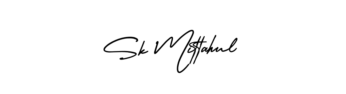 if you are searching for the best signature style for your name Sk Mittahul. so please give up your signature search. here we have designed multiple signature styles  using AmerikaSignatureDemo-Regular. Sk Mittahul signature style 3 images and pictures png