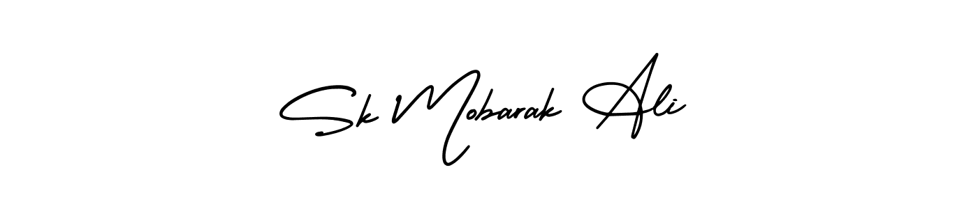 It looks lik you need a new signature style for name Sk Mobarak Ali. Design unique handwritten (AmerikaSignatureDemo-Regular) signature with our free signature maker in just a few clicks. Sk Mobarak Ali signature style 3 images and pictures png