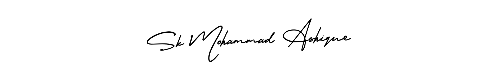 AmerikaSignatureDemo-Regular is a professional signature style that is perfect for those who want to add a touch of class to their signature. It is also a great choice for those who want to make their signature more unique. Get Sk Mohammad Ashique name to fancy signature for free. Sk Mohammad Ashique signature style 3 images and pictures png