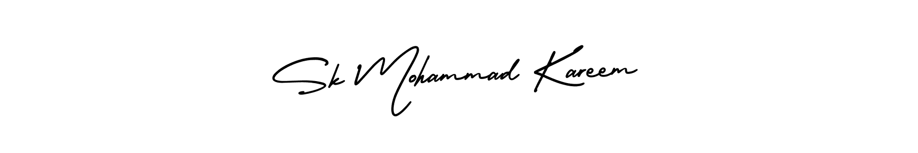 Make a beautiful signature design for name Sk Mohammad Kareem. With this signature (AmerikaSignatureDemo-Regular) style, you can create a handwritten signature for free. Sk Mohammad Kareem signature style 3 images and pictures png