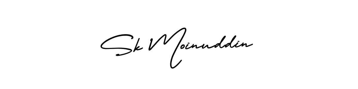 if you are searching for the best signature style for your name Sk Moinuddin. so please give up your signature search. here we have designed multiple signature styles  using AmerikaSignatureDemo-Regular. Sk Moinuddin signature style 3 images and pictures png